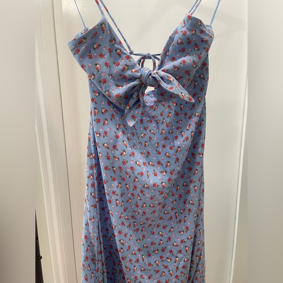 Zara Blue Midi Dress - Picture 2 of 3